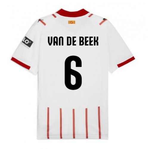 Stroje piłkarskie Girona Donny van de Beek #6 Koszulka Podstawowej 2025-26 Krótki Rękaw